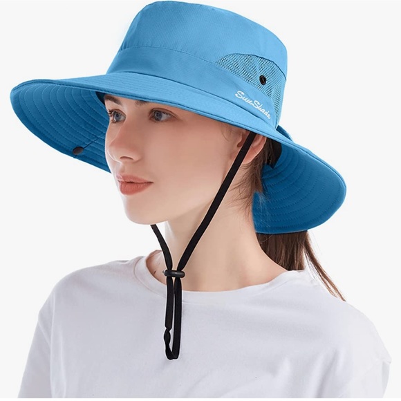 Accessories Sun Shade Hat With Pony Tail Holder Poshmark